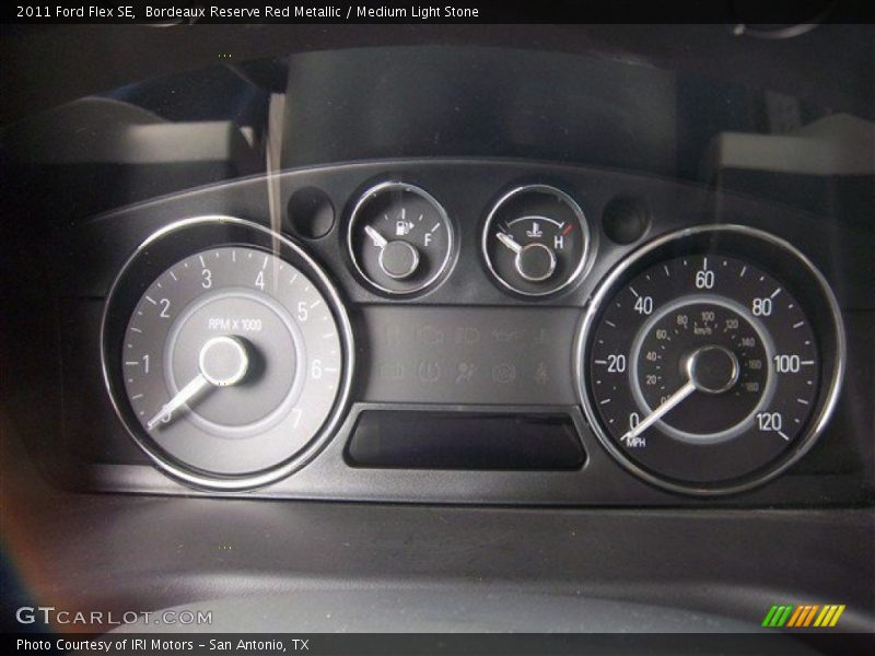 Bordeaux Reserve Red Metallic / Medium Light Stone 2011 Ford Flex SE