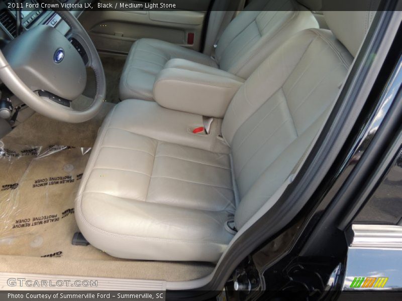 Black / Medium Light Stone 2011 Ford Crown Victoria LX