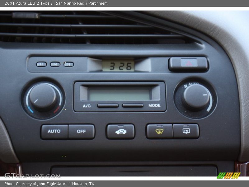 Controls of 2001 CL 3.2 Type S