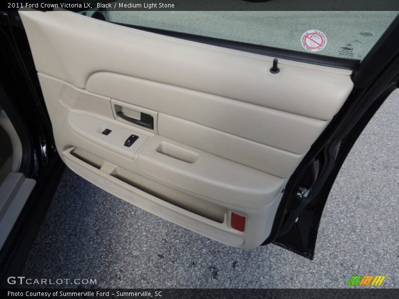 Black / Medium Light Stone 2011 Ford Crown Victoria LX