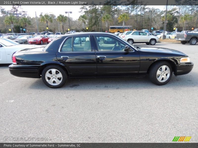 Black / Medium Light Stone 2011 Ford Crown Victoria LX