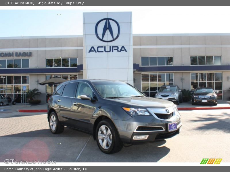 Grigio Metallic / Taupe Gray 2010 Acura MDX