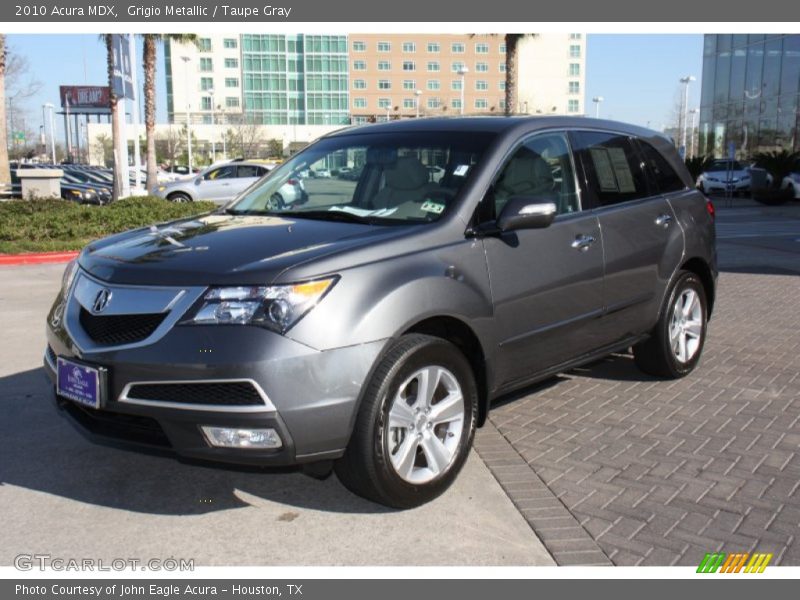 Grigio Metallic / Taupe Gray 2010 Acura MDX
