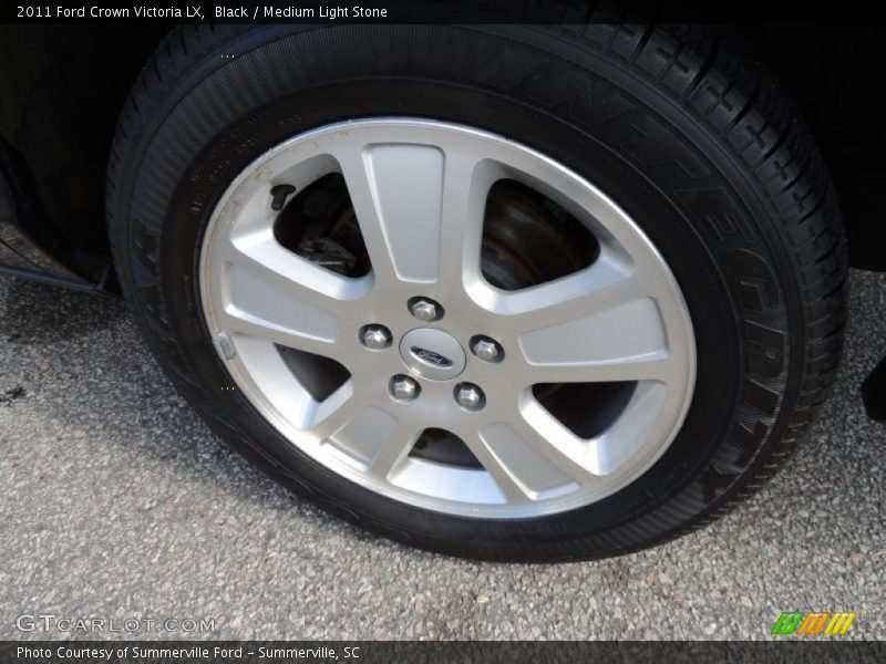 Black / Medium Light Stone 2011 Ford Crown Victoria LX