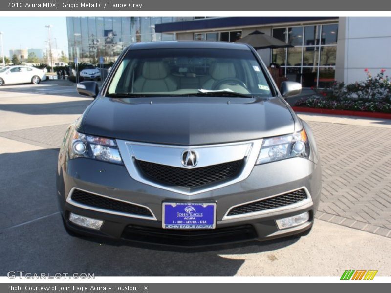 Grigio Metallic / Taupe Gray 2010 Acura MDX