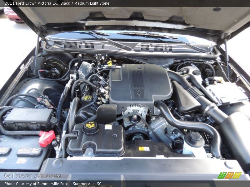 Black / Medium Light Stone 2011 Ford Crown Victoria LX