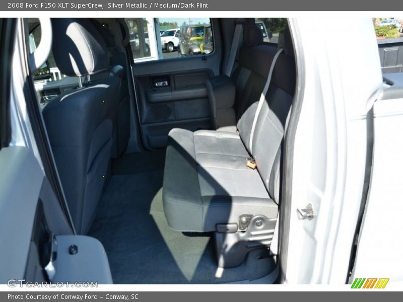 Silver Metallic / Medium/Dark Flint 2008 Ford F150 XLT SuperCrew