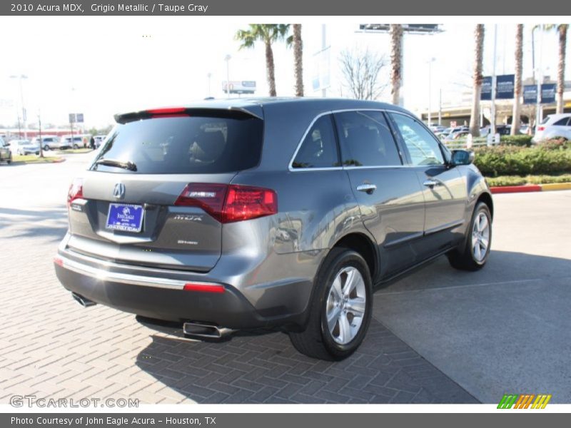 Grigio Metallic / Taupe Gray 2010 Acura MDX