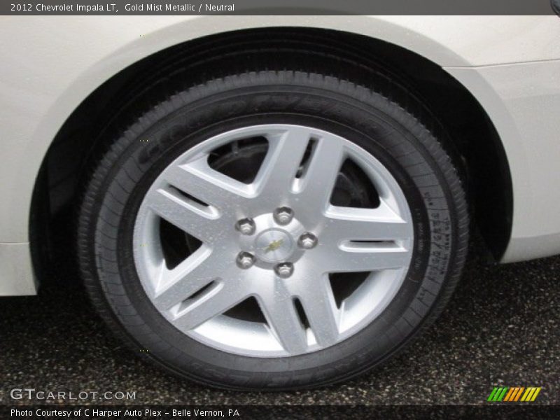 Gold Mist Metallic / Neutral 2012 Chevrolet Impala LT