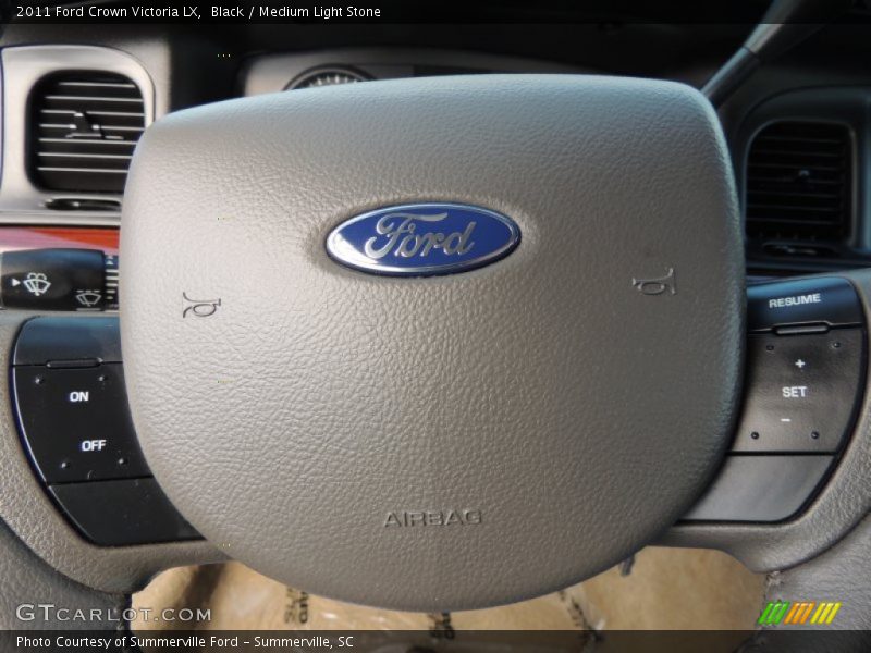 Black / Medium Light Stone 2011 Ford Crown Victoria LX