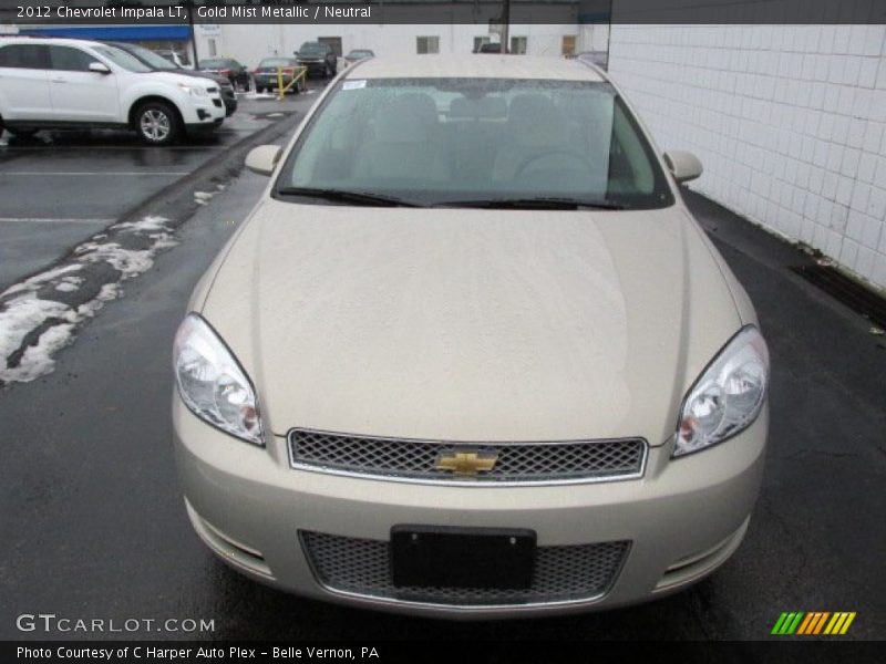 Gold Mist Metallic / Neutral 2012 Chevrolet Impala LT