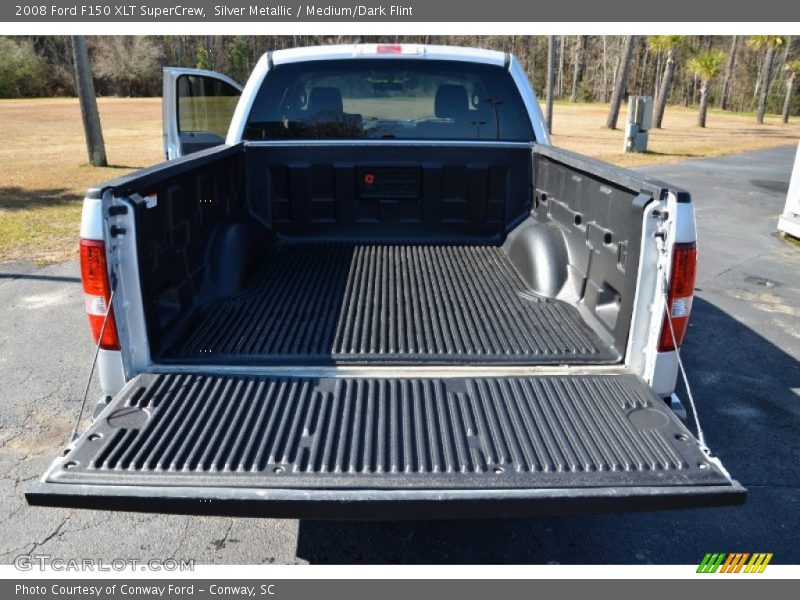 Silver Metallic / Medium/Dark Flint 2008 Ford F150 XLT SuperCrew