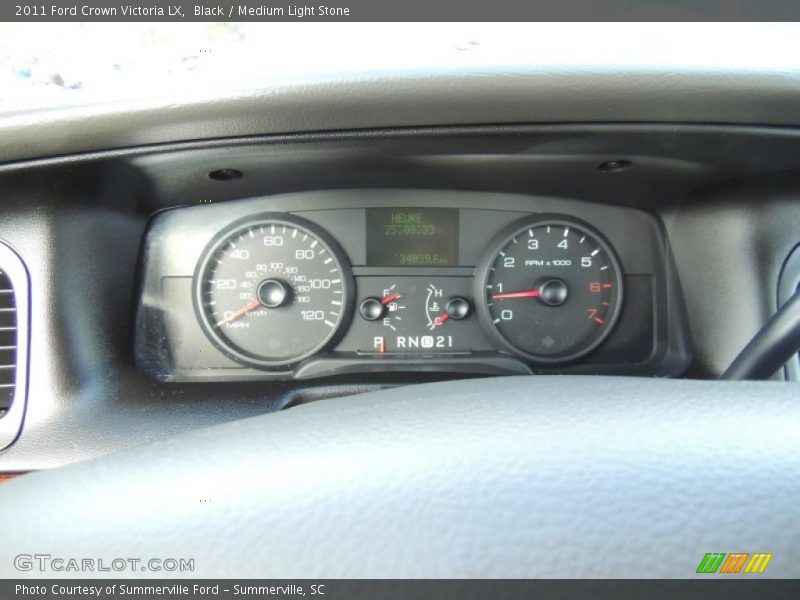Black / Medium Light Stone 2011 Ford Crown Victoria LX