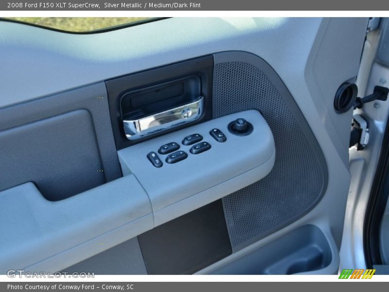 Silver Metallic / Medium/Dark Flint 2008 Ford F150 XLT SuperCrew