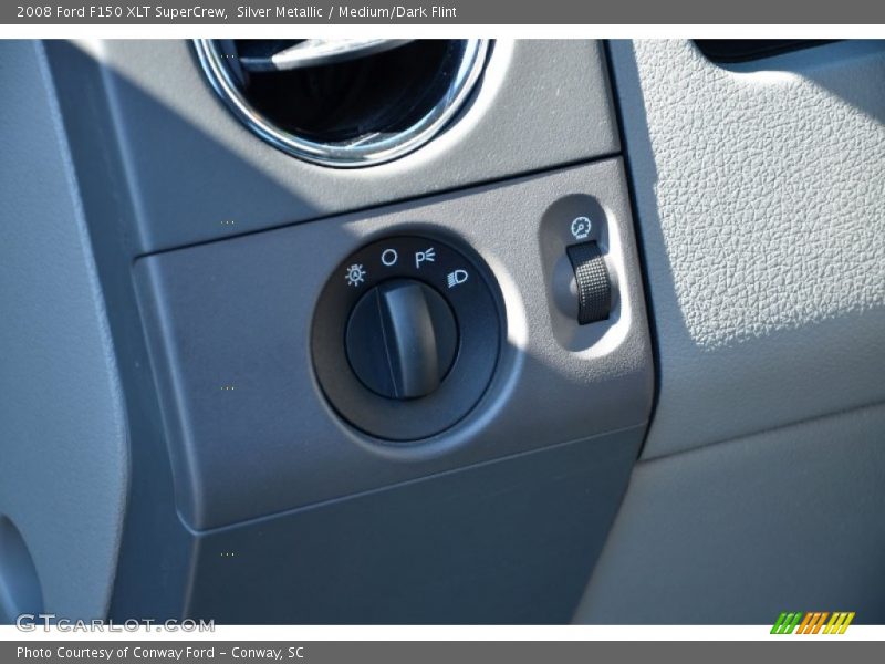 Silver Metallic / Medium/Dark Flint 2008 Ford F150 XLT SuperCrew