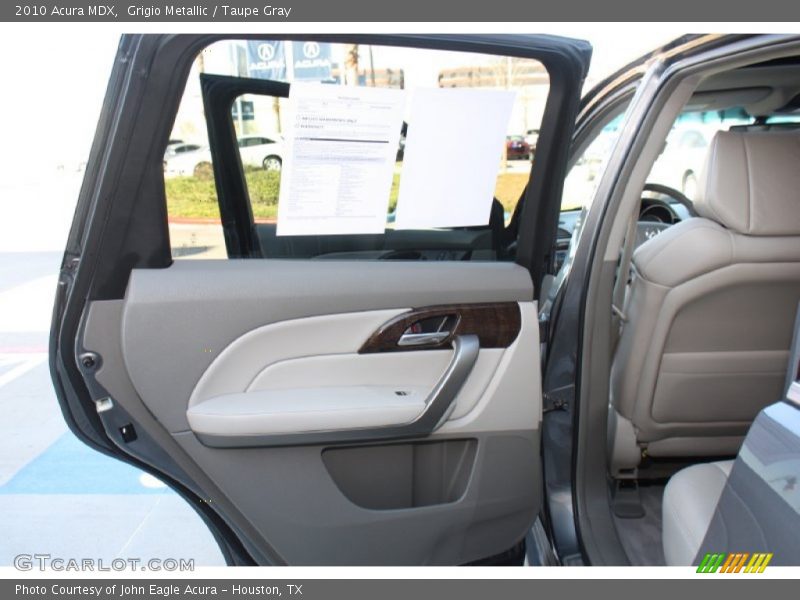 Grigio Metallic / Taupe Gray 2010 Acura MDX