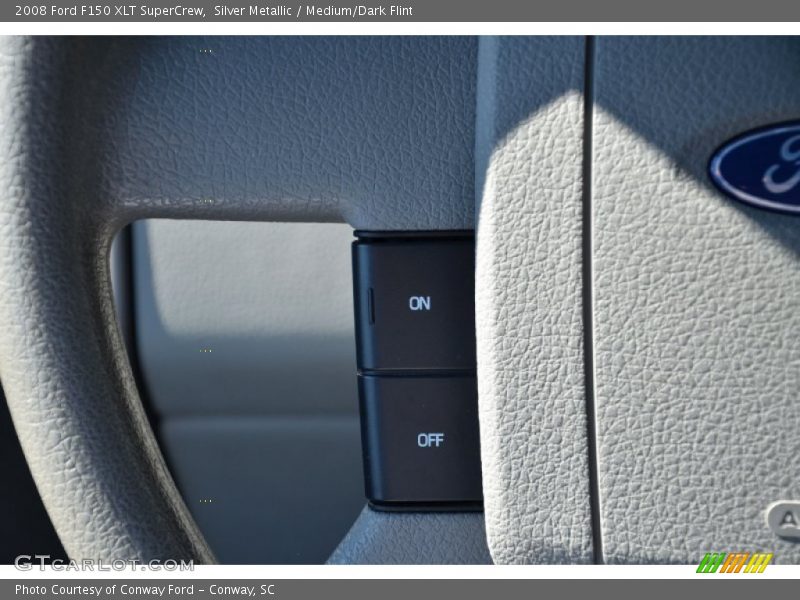 Silver Metallic / Medium/Dark Flint 2008 Ford F150 XLT SuperCrew