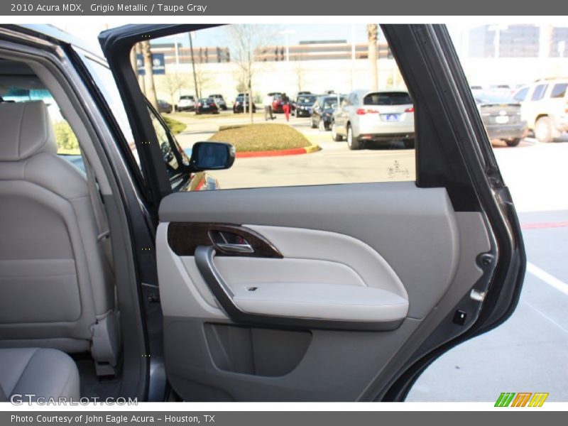 Grigio Metallic / Taupe Gray 2010 Acura MDX