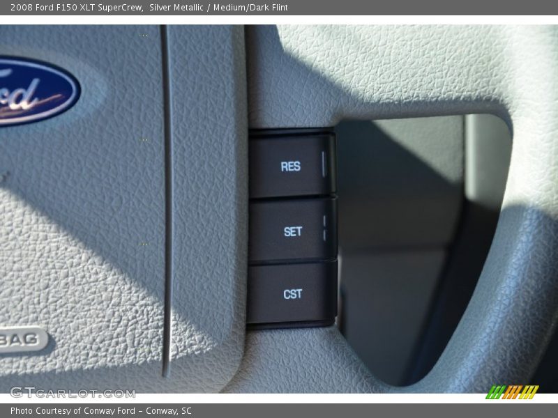 Silver Metallic / Medium/Dark Flint 2008 Ford F150 XLT SuperCrew