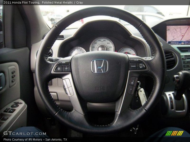 Polished Metal Metallic / Gray 2011 Honda Pilot Touring