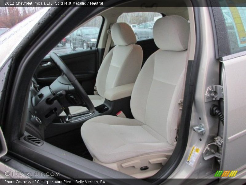 Front Seat of 2012 Impala LT