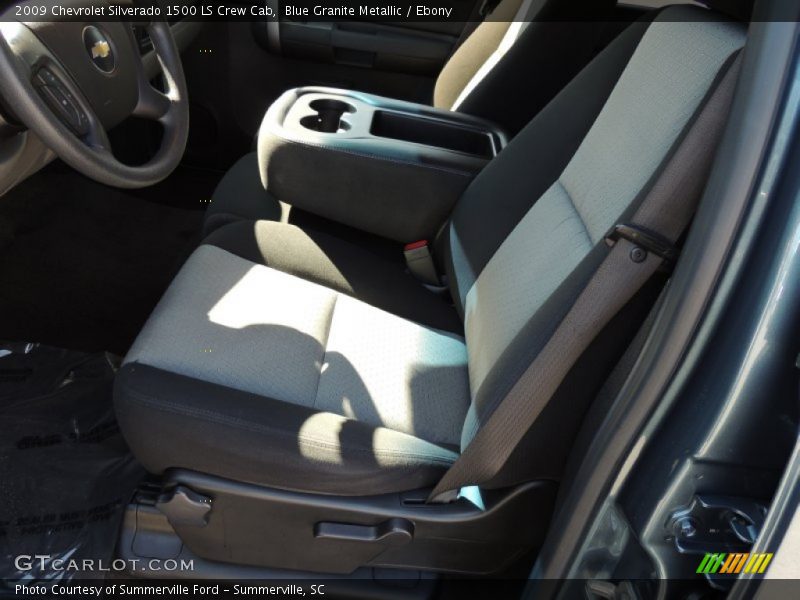 Blue Granite Metallic / Ebony 2009 Chevrolet Silverado 1500 LS Crew Cab