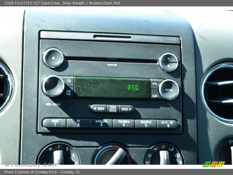 Silver Metallic / Medium/Dark Flint 2008 Ford F150 XLT SuperCrew