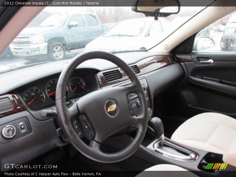 Gold Mist Metallic / Neutral 2012 Chevrolet Impala LT