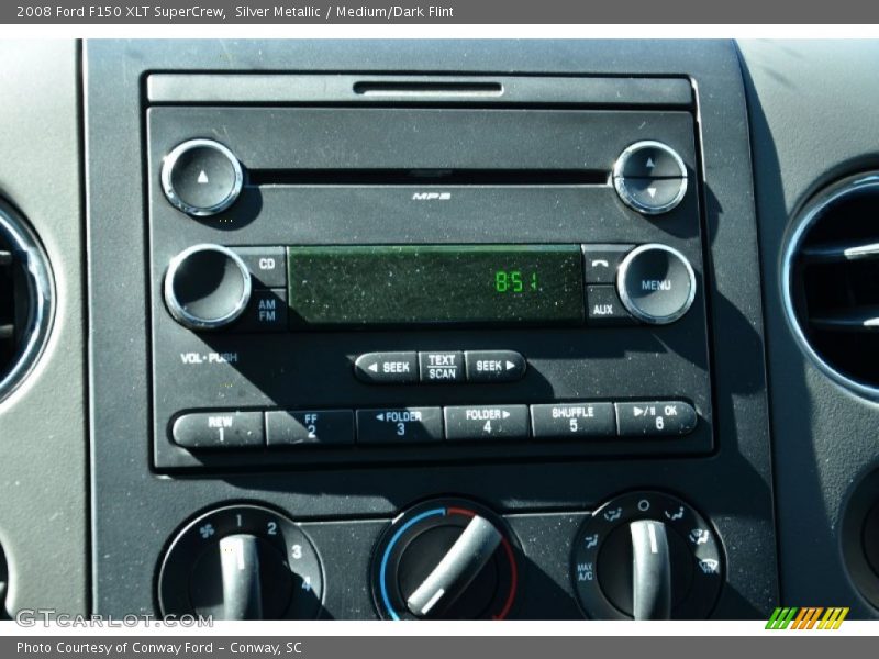 Silver Metallic / Medium/Dark Flint 2008 Ford F150 XLT SuperCrew