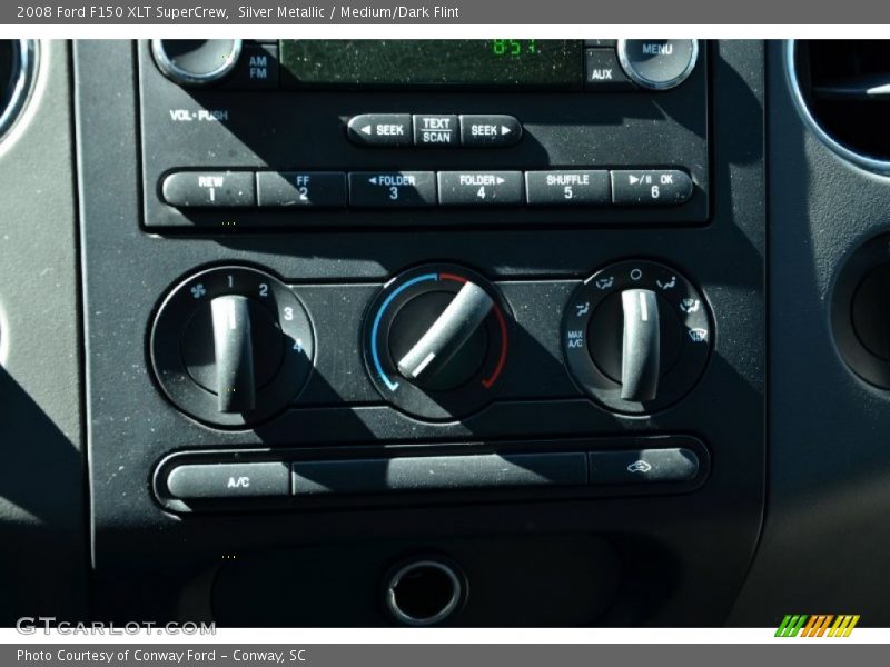 Silver Metallic / Medium/Dark Flint 2008 Ford F150 XLT SuperCrew