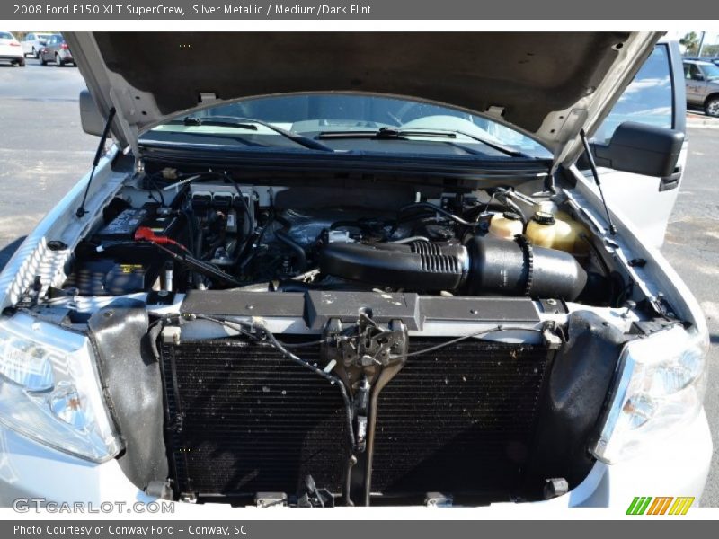 Silver Metallic / Medium/Dark Flint 2008 Ford F150 XLT SuperCrew