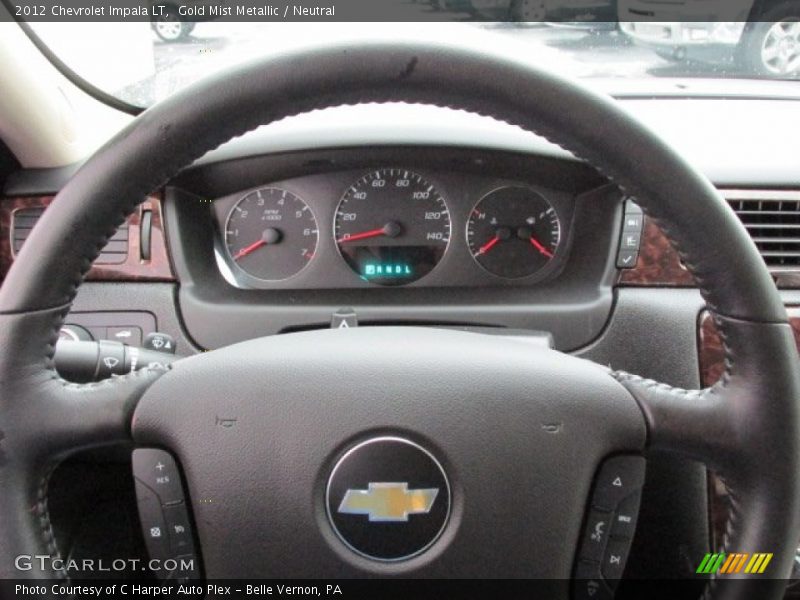 Gold Mist Metallic / Neutral 2012 Chevrolet Impala LT