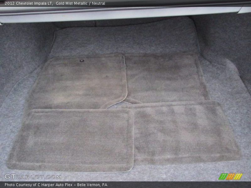 Gold Mist Metallic / Neutral 2012 Chevrolet Impala LT