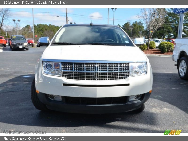 White Suede / Ebony Black 2009 Lincoln MKX