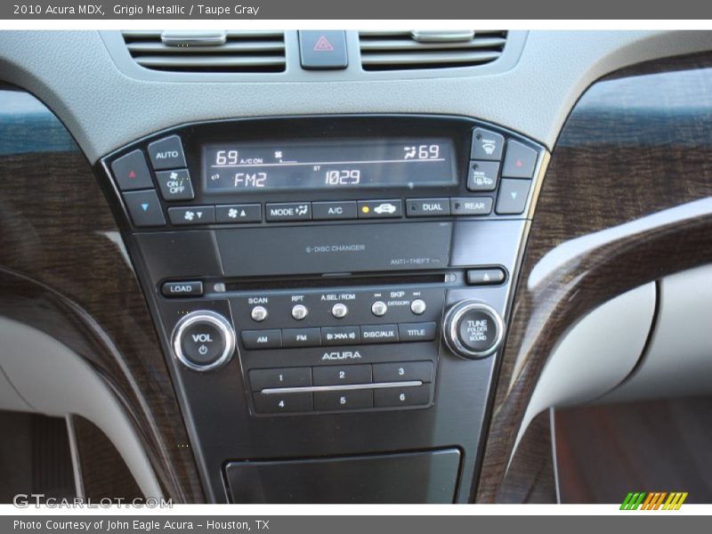 Grigio Metallic / Taupe Gray 2010 Acura MDX