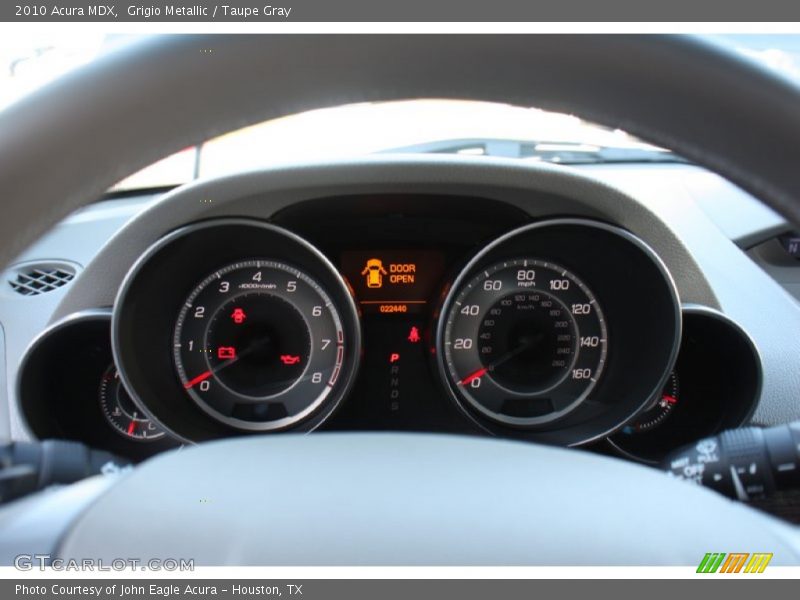 Grigio Metallic / Taupe Gray 2010 Acura MDX