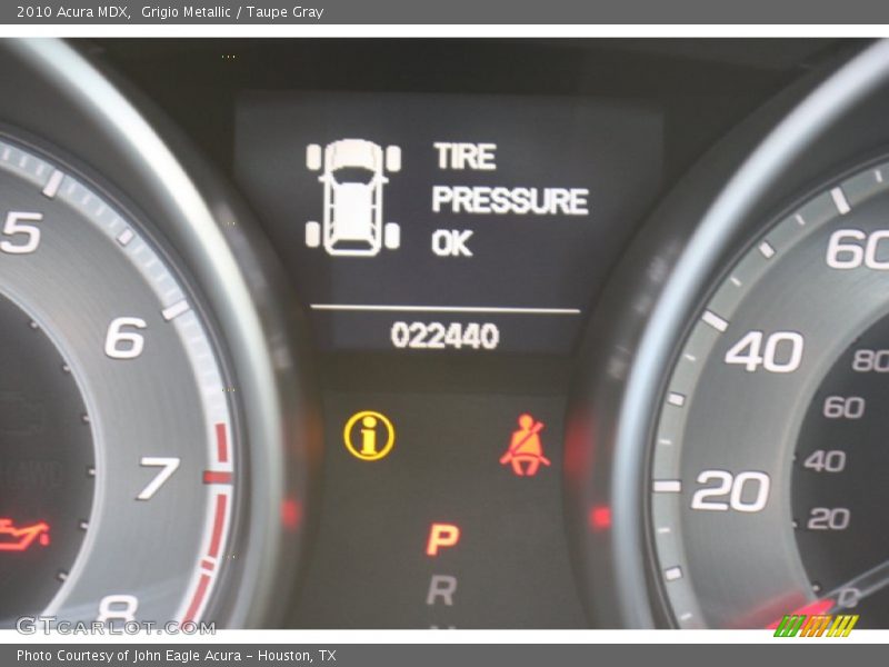 Grigio Metallic / Taupe Gray 2010 Acura MDX