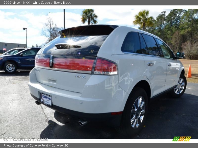 White Suede / Ebony Black 2009 Lincoln MKX