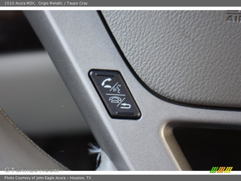 Grigio Metallic / Taupe Gray 2010 Acura MDX