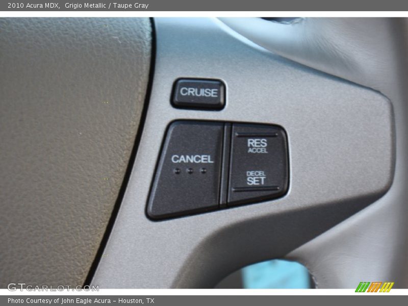 Grigio Metallic / Taupe Gray 2010 Acura MDX