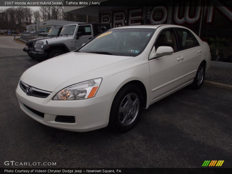 Taffeta White / Ivory 2007 Honda Accord Hybrid Sedan