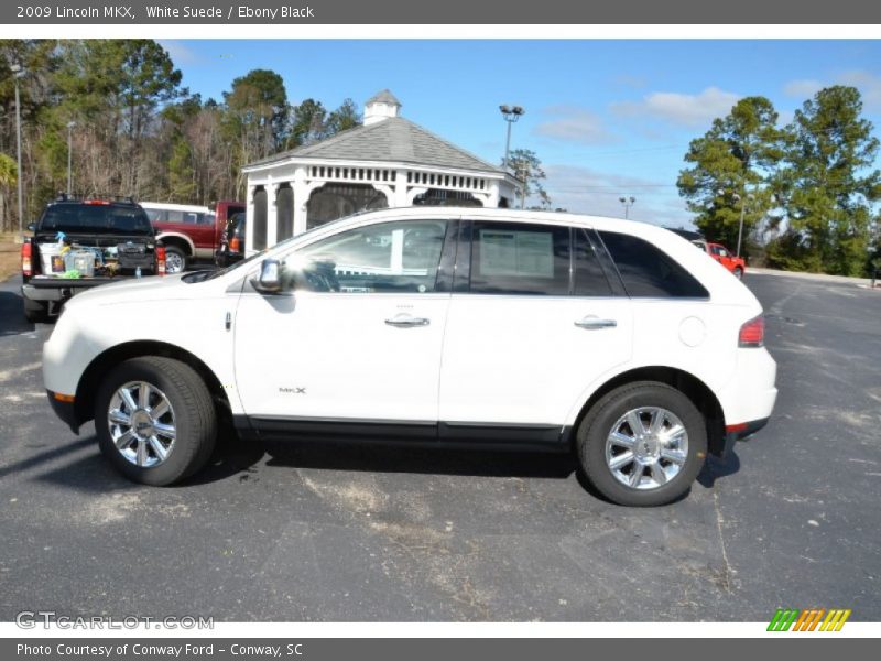 White Suede / Ebony Black 2009 Lincoln MKX