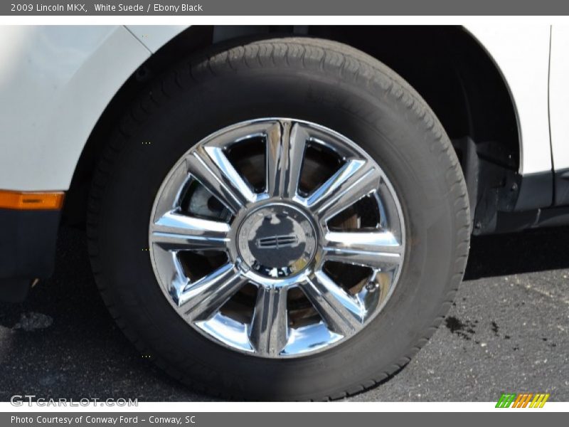 White Suede / Ebony Black 2009 Lincoln MKX