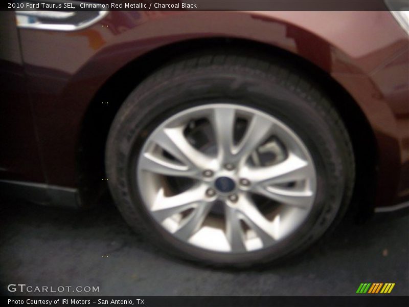 Cinnamon Red Metallic / Charcoal Black 2010 Ford Taurus SEL