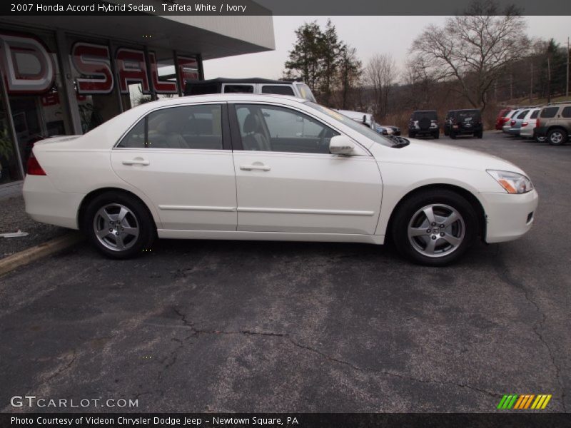  2007 Accord Hybrid Sedan Taffeta White