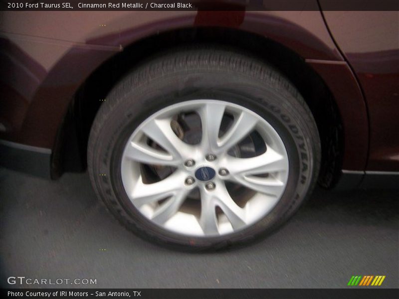 Cinnamon Red Metallic / Charcoal Black 2010 Ford Taurus SEL