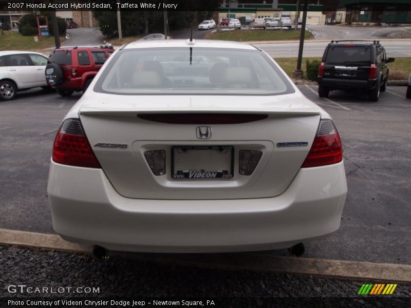 Taffeta White / Ivory 2007 Honda Accord Hybrid Sedan