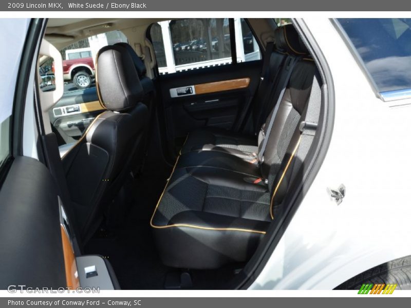 White Suede / Ebony Black 2009 Lincoln MKX