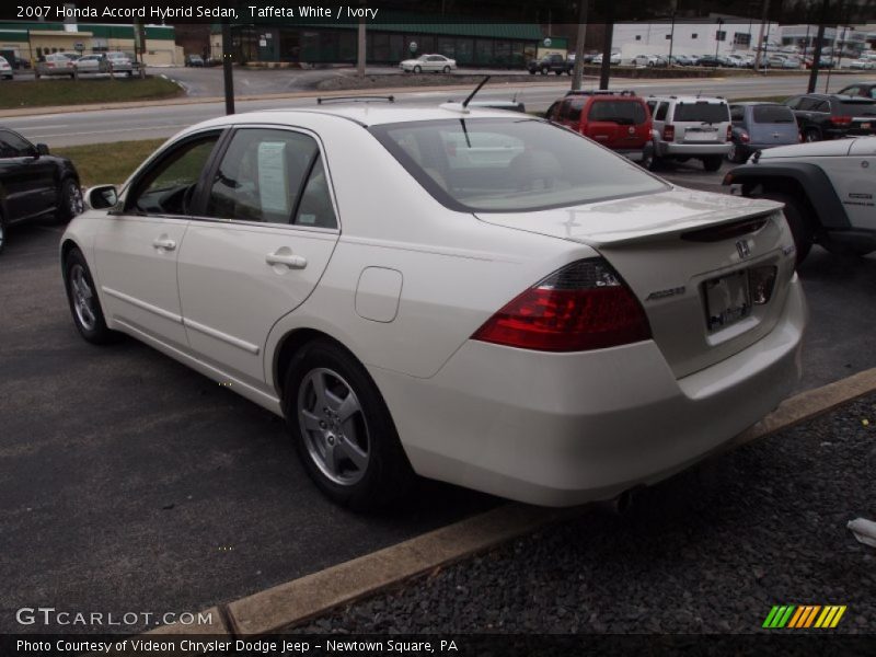 Taffeta White / Ivory 2007 Honda Accord Hybrid Sedan