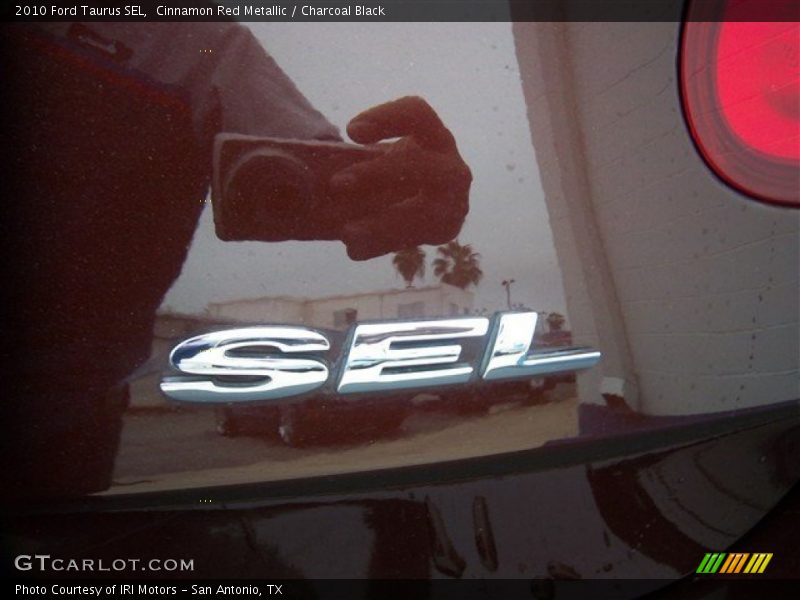 Cinnamon Red Metallic / Charcoal Black 2010 Ford Taurus SEL
